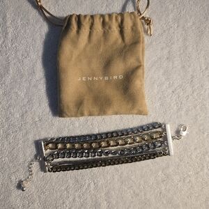 Jenny Bird Silver and Gold Chain Bracelet